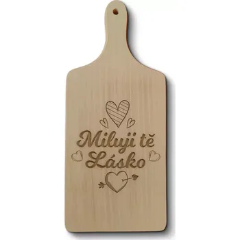Kuchyňské prkénko Sablio Prkénko Miluji tě, lásko