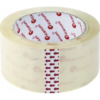 Lepicí páska Balicí páska Titanum transparentní šířka 48 mm délka 132 m 1 ks