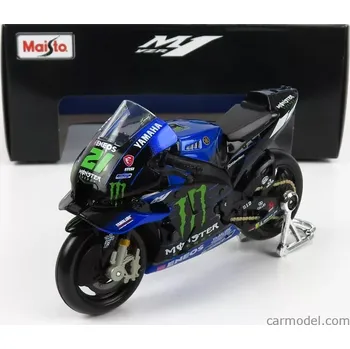 autíčko Maisto Yamaha Yzr-m1 Team Yamaha Monster Energy N 21 Motogp Season 2022 Franco Morbidelli 1:18 Blue
