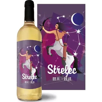 Víno Sablio Bílé víno Střelec: 0,75 l