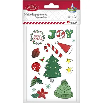samolepka Samolepky Craft-Fun Series 10 archů Vánoce Titanum