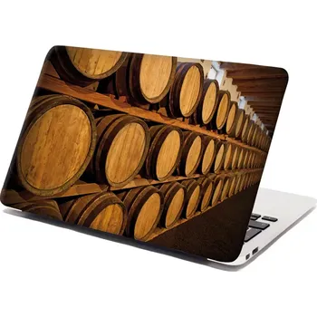 samolepka Sablio Samolepka na notebook Dřevěné sudy - 29x20 cm