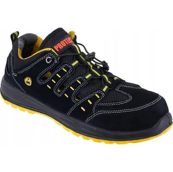 Pracovní obuv Polobotky, sandály z velurové kůže, ventilované, MEMPHIS S1 ESD SRC VEL. 45