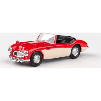 autíčko Abrex Cararama 1:43 - Austin Healey Open Top - Red & Cream