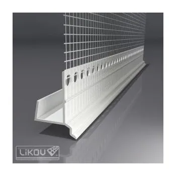 Stavební profil LIKOV LE-N lišta ukončovací s okapnicí délka 2,5m - 10mm