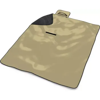 deka Sablio Plážová deka Žlutohnědá: 200x140 cm