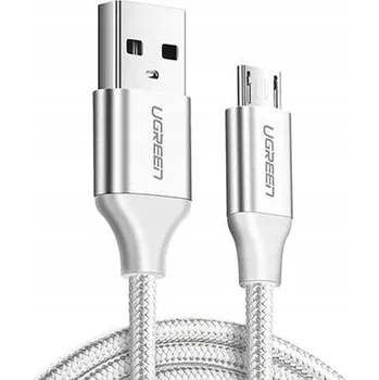 Datový kabel Kabel Ugreen USB - microUSB typ B 2 m bílý