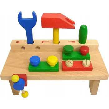 Dřevěná hračka Sada nářadí pro děti Detoa