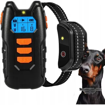 Obojek pro psa Elektrický výcvikový obojek pro psy 300M s dálkovým ovládáním pro malé i velké psy