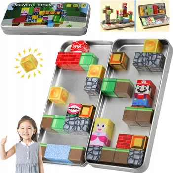 ostatní stavebnice STAVEBNICE STAVEBNICE 35 DÍLKŮ. KONSTRUKČNÍ MAGNETICKÉ KOSTKY, KVÁDRY, PIXELOVÉ KOSTKY, ŠESTIHRANY