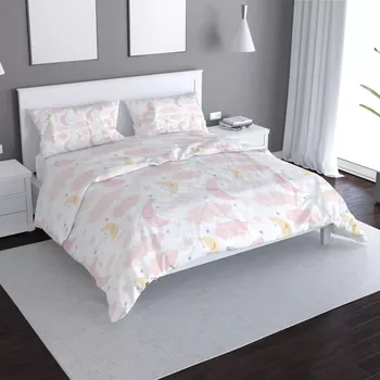 Povlečení Sablio Povlečení Měsíčky a obláčky - 140x220 / 90x70