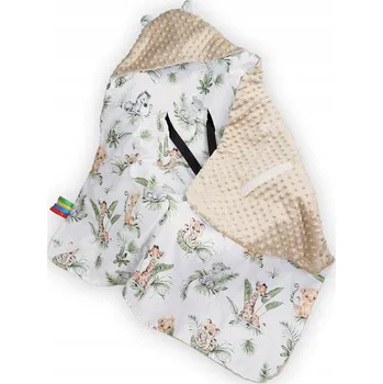 Zavinovačka ZIMNÍ DEKA DO AUTOSEDAČKY NOSÍTKA ZAVINOVAČKA BAVLNA VELVET - BABY SIESTA