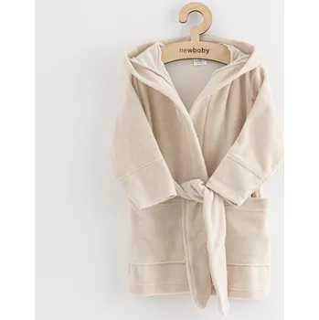 Dívčí župan Dětský froté župan New Baby Comfortably beige - Velikost 104/110