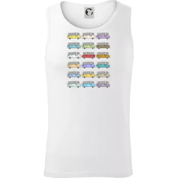 Dovolená obytňákem - Tílko pánské Core - L ( Bílá )