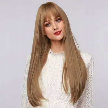 Paruka Paruka dlouhé syntetické blond vlasy NCDSHAIR dámská