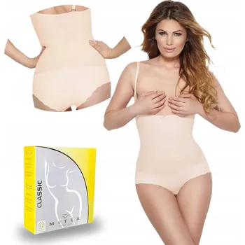 Body Mitex Glam Body zeštíhlující béžové S