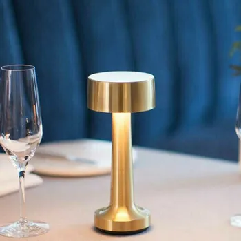 Lampička LED STOLNÍ LAMPA BEZDRÁTOVÁ STMÍVATELNÁ USB