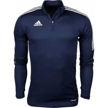 Chlapecká mikina DĚTSKÁ MIKINA ADIDAS TIRO 21 TRAINING TOP YOUTH TMAVĚ MODRÁ GK9661 vel. 164 cm