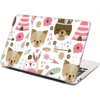 samolepka Sablio Samolepka na notebook Lesní zvířátka - 29x20 cm