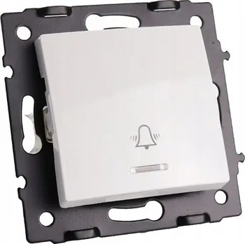 vypínač Zvonek vypínač Klasik LC Tec bílý 9126