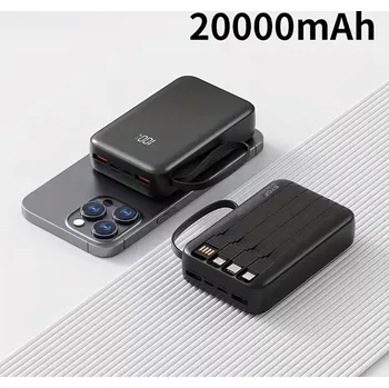 Powerbanka Powerbanka 20000Ah – až 22.5W Rychlé Nabíjení Černá