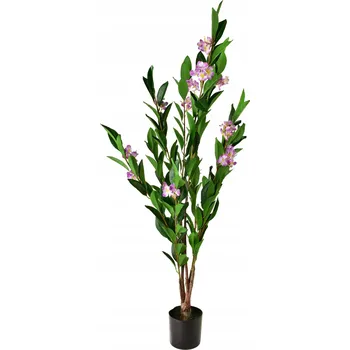 umělá květina VIRIDIS Umělý květ růžová 14x14x118 cm