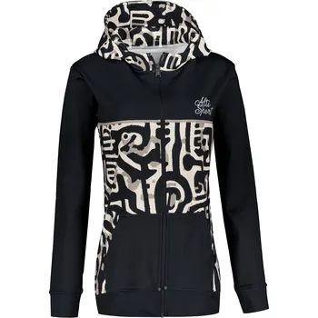 Dámská mikina Dámská mikina na zip premium ALTISPORT VOJ/ALW060MI02 ČERNOHNĚDÁ XL