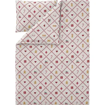 Povlečení LIVARNO® Ložní povlečení z mikrovláknitého saténu, 140 x 200 cm, 70 x 90 cm (dárek/perníček/ozdoba)