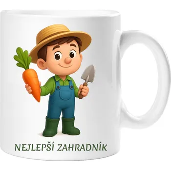 Dárkový hrnek pro zahradníka - Hrneček nejlepší zahradník - 330 ml / Jedna strana
