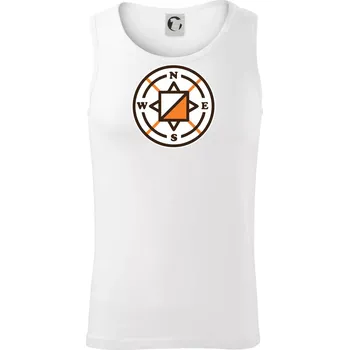 Orientační běh - navigace - Tílko pánské Core - L ( Bílá )