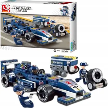 ostatní stavebnice STAVEBNICE Mini závodní auto PIT STOP k. LEG COB