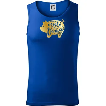 Zlaté prasátko - Tílko pánské Core - 2XL ( Královská modrá )