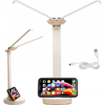 Lampička LED STOLNÍ LAMPA KRESLÍŘSKÁ DOTYKOVÁ ŠKOLNÍ S NASTAVENÍM