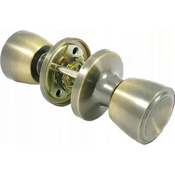 IP kamera OTOČNÁ MOSAZNÁ KLIKA KE DVEŘÍM DO POKOJE, STAROŽITNÉ ZLATO