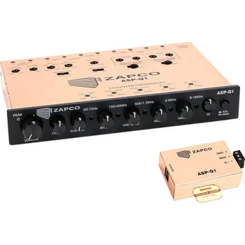 Zesilovač do auta Ekvalizér s třípásmovou výhybkou Zapco ASP-Q1