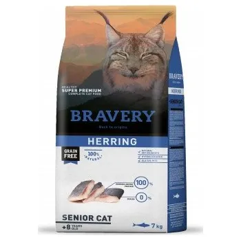 Krmivo pro kočku Bravery Cat Senior Herring 2kg