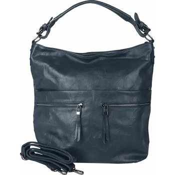 Kabelka Velká tmavěmodrá kabelka do ruky, na rameno i crossbody ROMINA & CO D177-1 NEW