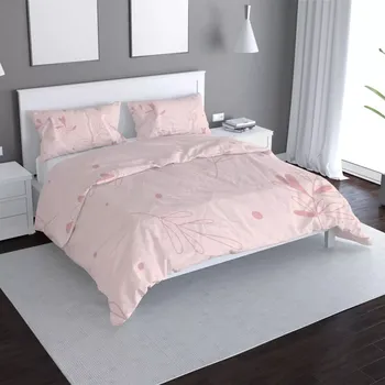 Povlečení Sablio Povlečení Růžové lístky - 140x220 / 90x70