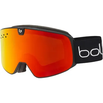 Bolle NEVADA NEO black matte/ sunrise &amp; light vermillon blue, lyžařské brýle s výměnnými skly 24/25