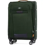 Zelený nepromokavý cestovní kufr "Navigator" s expanderem - vel. L