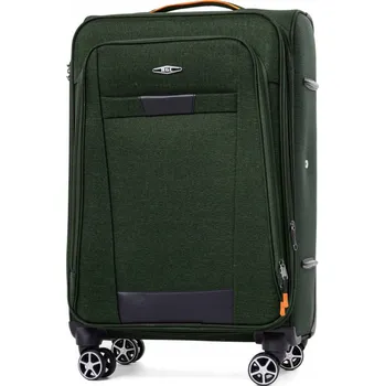 Zelený nepromokavý cestovní kufr "Navigator" s expanderem - vel. L