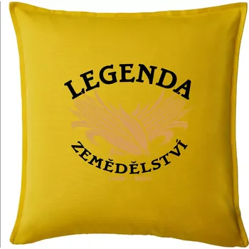Polštář Legenda zemědělství - Polštář 50x50 - 50x50 - Pouze potah ( Žlutá )