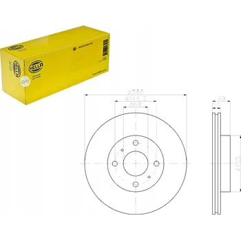 Brzdový kotouč Brzdový kotouč Hella 8DD 355 107-991
