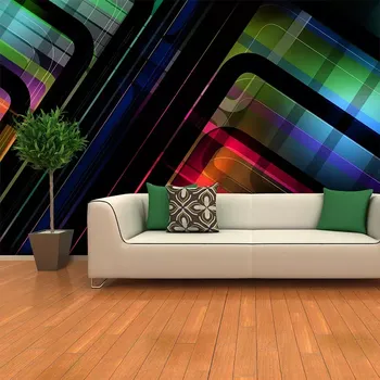 Tapeta Sablio Tapeta Černé pruhy - 125x75 cm