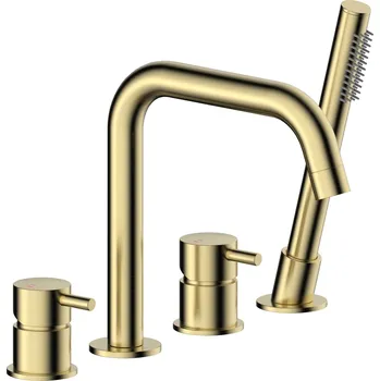 Vodovodní baterie KFA Armatura Moza Gold vanová baterie na vanu zlatá 5035-210-31