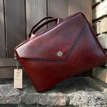 Dámská aktovka Elegantní bordo dámská taška na notebook FL15 POSITANO BURGUNDY Velikost: ONE SIZE
