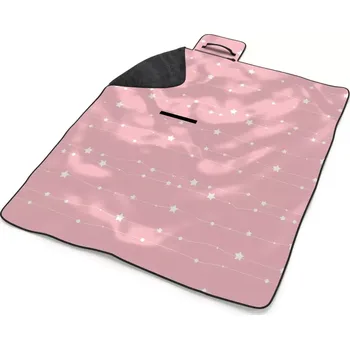 deka Sablio Plážová deka Hvězdy a tečky na provázku: 200x140 cm