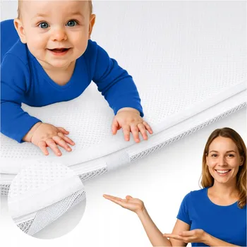 Chránič matrace Chránič na matrace Manufaktura Materacy 72x33 cm bílý voděodolný