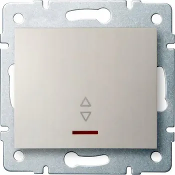 vypínač Jednopólový vypínač Klasik Kanlux krémový 25141