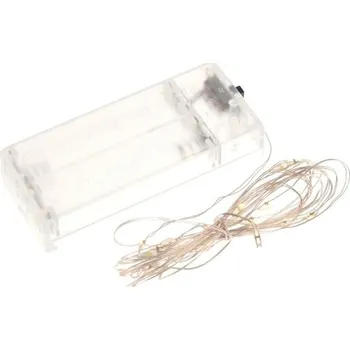 Vánoční dekorace Světelný řetěz 20L/2m bílé, studené světlo